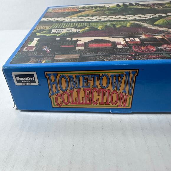 vintage 1999 "Los Altos Mail Train" Hometown Collection 1000-piece jigsaw puzzle - Picture 8 of 12